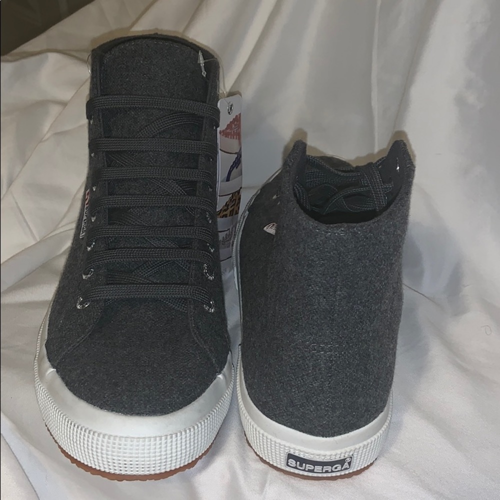 Superga wool high tops